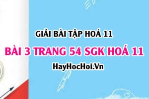 Giải bài 3 trang 54 SGK Hoá 11: Axit Photphoric và Muối Photphat
